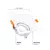 DEMASLED SPOT MOVIL BLANCO 9X9 CM CORTE 7.5 CM PARA LAMPARAS GU10 en internet