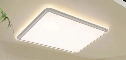 GLORYLUX PLAFON RECTANGULO BORDE BLANCO TRANSPARENTE