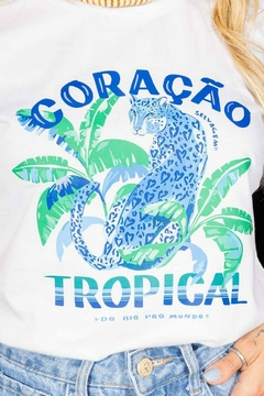 Tshirt - Coração Tropical na internet