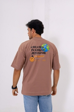 Camiseta Over - Created In Christ - comprar online