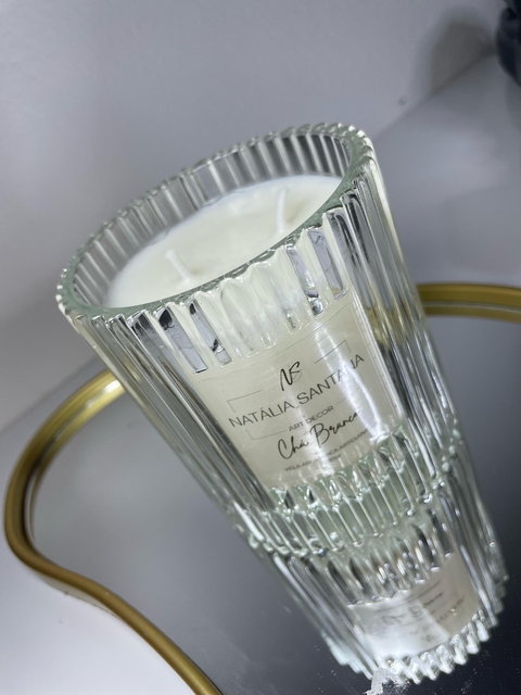 Vela Aromática Chá Branco 250g - comprar online