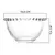Jogo com 4 Bowls Bolinha em Cristal - L'Hermitage - 13,5x7,5cm - NS Art Decor