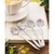 Conjunto 4 Colheres Chá de aço inox Flores Prata - Wolff - comprar online
