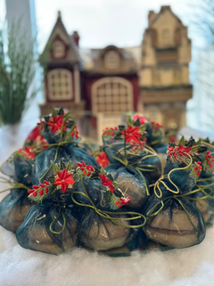 Embalagem em formato Trouxinha para Bem Casado - Coleção Natal - 10 unidades por pacote - comprar online