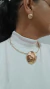 Conjunto Colar Aro - Brinco com Esferas -Folheado - comprar online