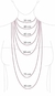 Mix colar 50cm corrente cartier fina com pingente de coração orgânico chocker 40cm corrente duplo