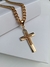 Colar 60cm corrente grossa com pingente de cruz - LT puro glamour