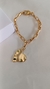 Pulseira com pingente de coração - comprar online