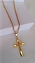 Colar masculino 60cm com pingente de cruz - LT puro glamour
