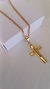 Colar masculino 60cm com pingente de cruz - comprar online
