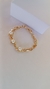 Pulseira corrente losango com detalhes em pérola - loja online