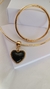 Imagem do Conjunto aro com pingente de coração e bracelete sem pingente