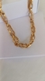 Chocker 40cm corrente entrelaçados na internet
