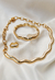 Conjunto completo 2 peças colar e bracelete