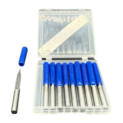 Fresas 0.1mm 30° Grabado Cnc Pcb Router Circuito Impreso 10u