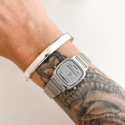 Bracelete modelo algema grosso