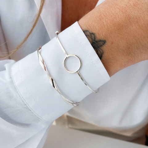 Pulseira bracelete aro torcido Ajustável - comprar online