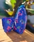BOLSO TRIANGULAR MATERO AZUL FLORES en internet