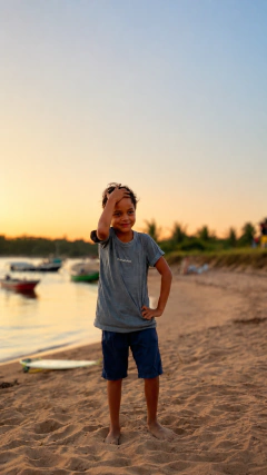 Camiseta Infantil Offshore Azul Petróleo na internet