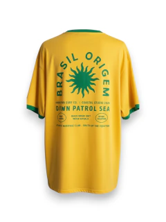 Camiseta Oversize Brasil Origem - Algodão Premium Fio 30.1 - comprar online
