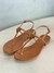 Sandália Rasteira Dedinho Caramelo - comprar online