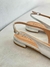Slingback Prata Bico Quadrado - comprar online