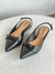 Slingback Preto Laço - comprar online
