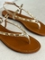 Rasteira Dourada Tachas - comprar online