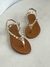 Rasteira Dourada Tachas - loja online