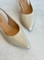Slingback Básico Off White - comprar online