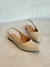 Slingback Básico Off White