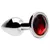 Plug Anal Metal Com Pedra P - loja online