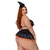 Fantasia Com Bojo Bruxinha Plus Size-LARANJA - comprar online