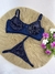 CONJUNTO CHANEL MARINHO COM BRILHO