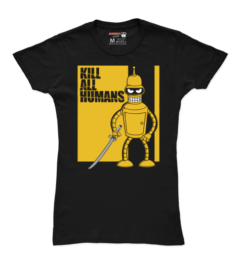 Playera Bender Kill All Humans Parody - comprar en línea