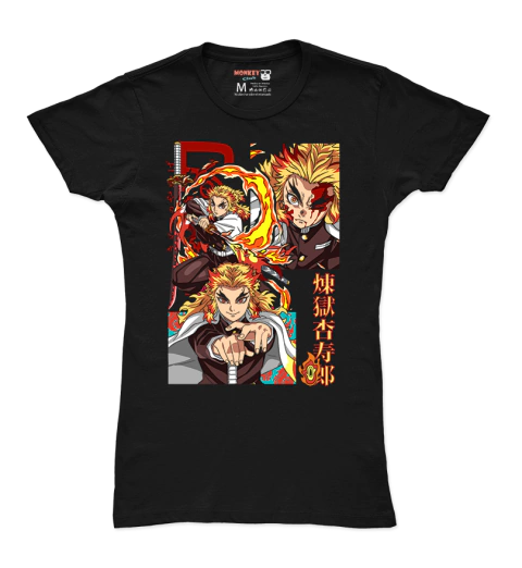 Playera Kyojuro Rengoku - Monkey Club