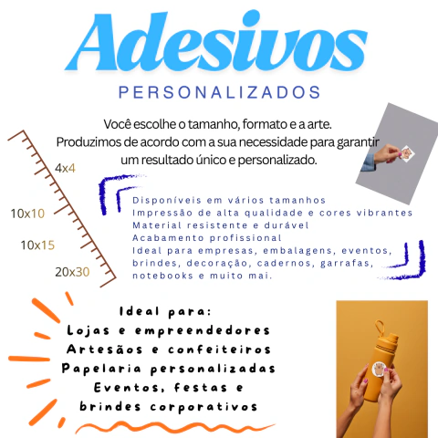 1000 Adesivos Personalizados