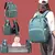 Mochila Maternal Con Cuna Cambiador Plegable Usb Viaje