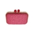 Bolsa em ráfia com detalhe em madeira rosa - comprar online