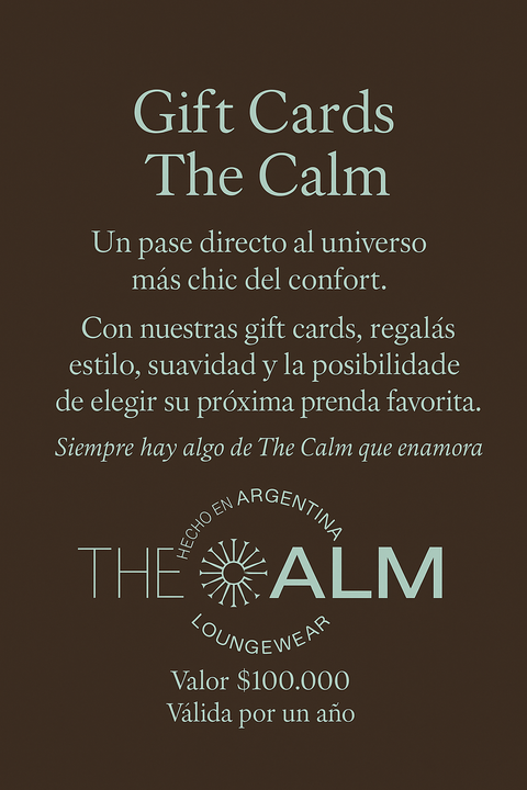 Gift cards THE CALM - comprar online
