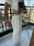 Vestido Branco Assimétrico Creponado