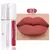 Batom líquido fosco à prova d&#39;água sexy esmalte duradouro batom hidratant