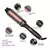 Cerâmica Ionic Curling Iron Escova, display LCD, alisador de cabelo, aqueciment