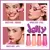 Bastão de brilho labial Jelly Blush, stick blush e lábios na internet