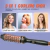 Cerâmica Ionic Curling Iron Escova, display LCD, alisador de cabelo, aqueciment na internet