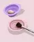 Escova de maquiagem de silicone limpadores descartáveis pó puff tigela de limp - loja online