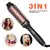 Imagem do Cerâmica Ionic Curling Iron Escova, display LCD, alisador de cabelo, aqueciment