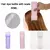 Pente De Cabelo De Silicone Com Raiz, Garrafa Aplicadora, Aplicador De Óleo - bloom arella