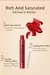 Matte Velvet Lip Gloss Batom, Nu Brilhante, Sexy Red Lip Tint, 24 Cores, Imperme