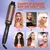 Cerâmica Ionic Curling Iron Escova, display LCD, alisador de cabelo, aqueciment - loja online